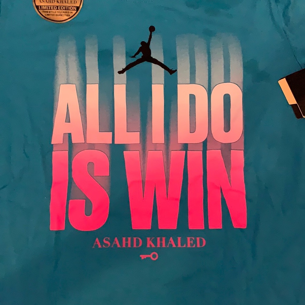 Dj Khaled limited edition Jordan tee shirt